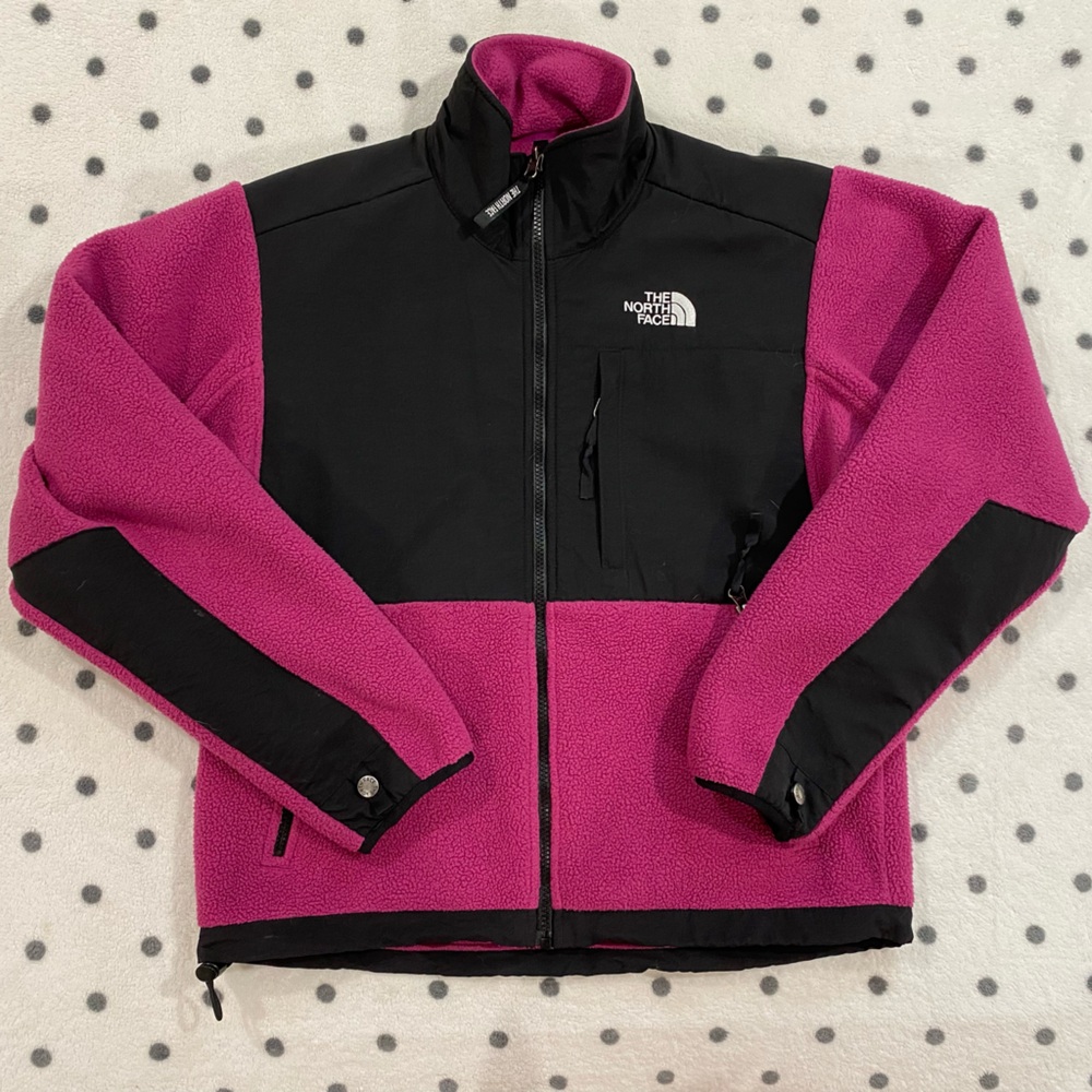 Retro nupste fleece jacket